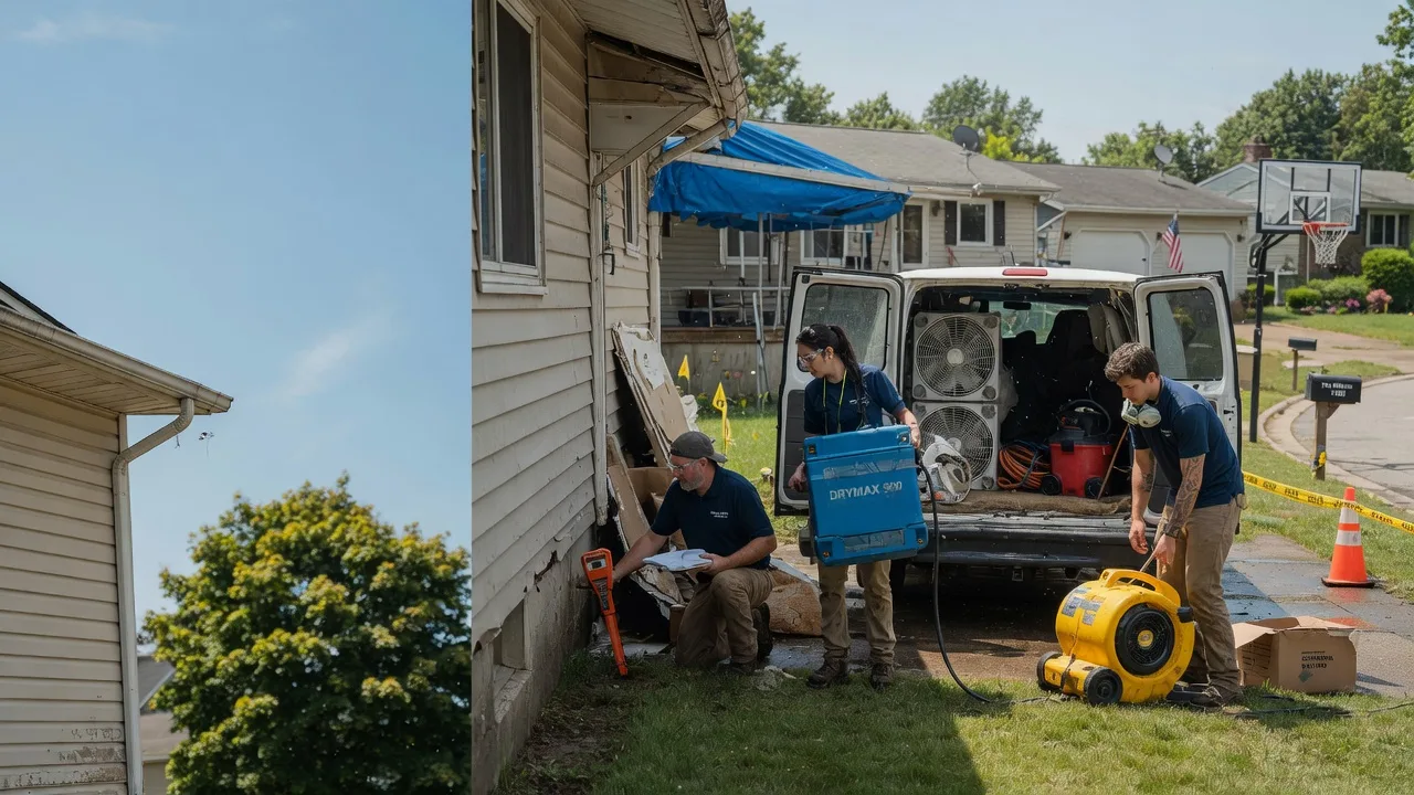 Ceiling Leak Cleanup in Rumely, MI near me